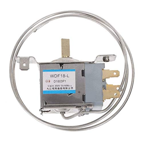 1PC WDF18-L WPF-22-L Refrigerator Thermostat - Household Metal Temperature Controller for Fridge Freezer Repair & Appliance Maintenance (Replacement Part)