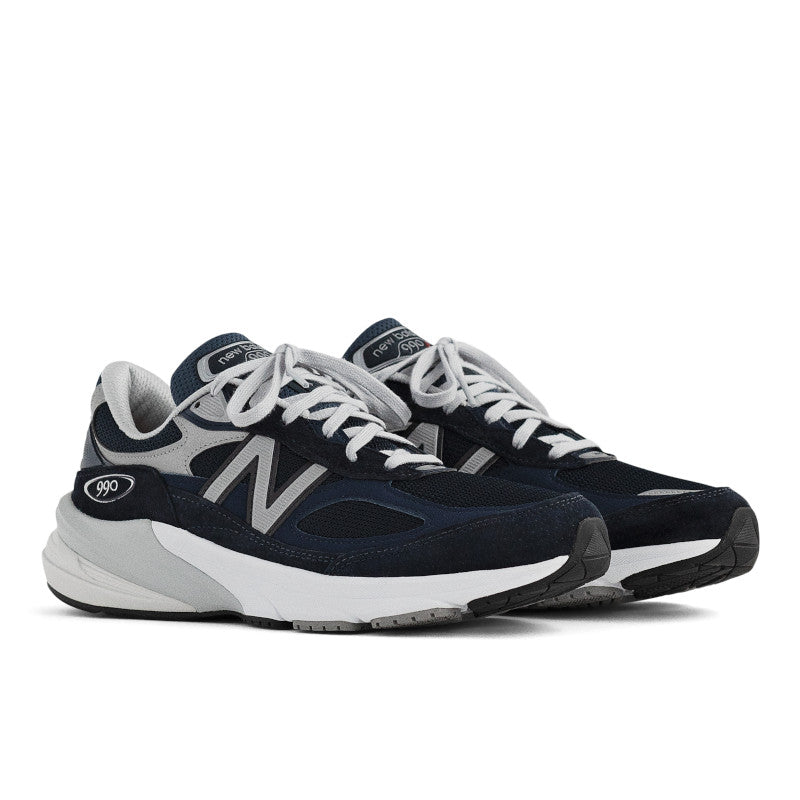 New Balance Women's 990v6 Navy Lifestyle Running Shoes - Comfortable Sneakers for Walking, Jogging & Everyday Wear