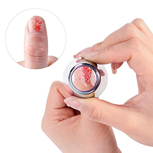 1PC Soft Silicone Jelly Nail Stamper & Scraper - Transparent Nail Art Tool for DIY Manicure & Professional Salon Use