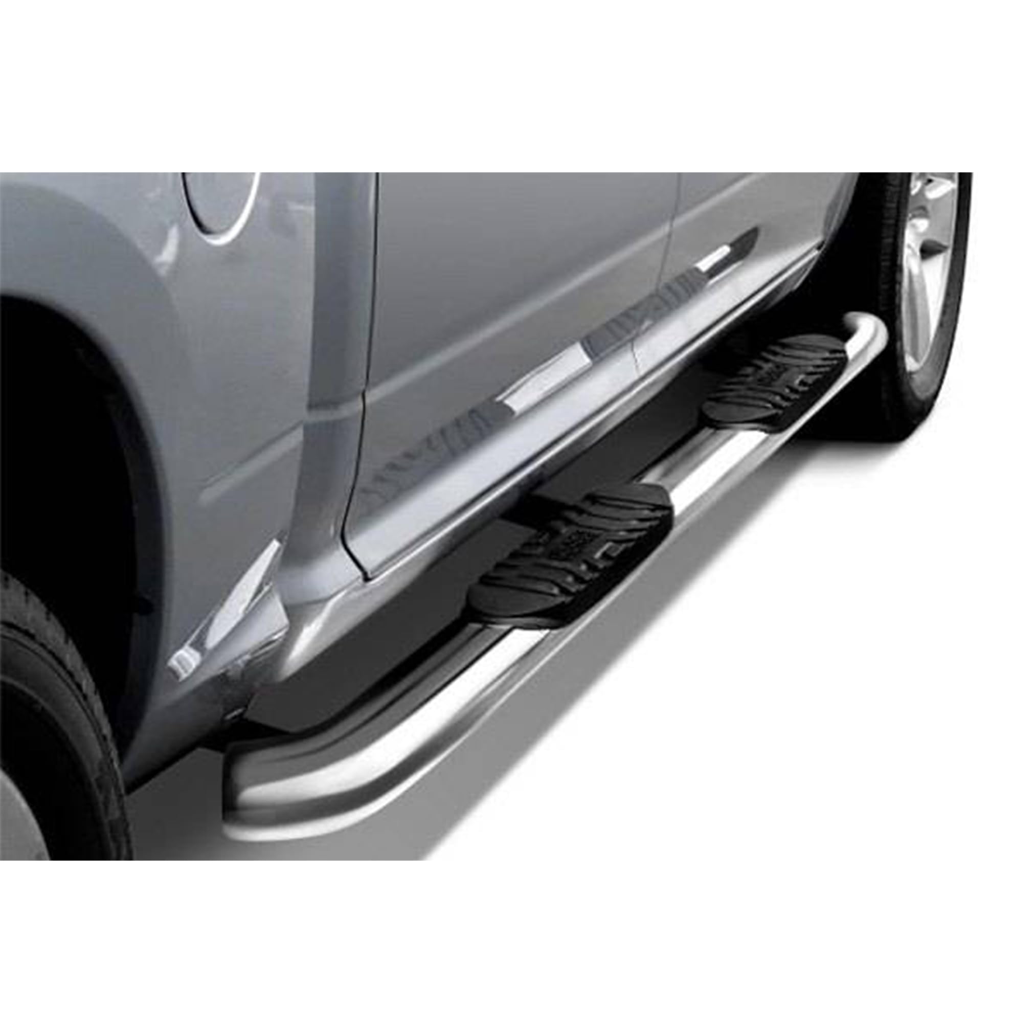 Premium Black Horse Extreme Side Steps - Heavy Duty Stainless Steel Running Boards for 2015-2024 Ford F-150 Super Cab & 2017-2024 F-250/F-350/F-450/F-550 Super Duty | Anti-Slip Textured Surface | Off-Road Protection & Easy Entry/Exit