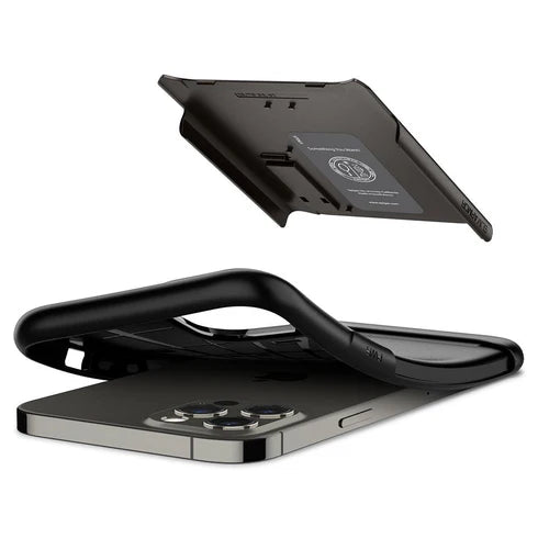 Spigen Slim Armor Case for iPhone 12 Pro Max - Gunmetal | Shockproof Protective Cover | Perfect for Everyday Use, Travel & Outdoor Activities