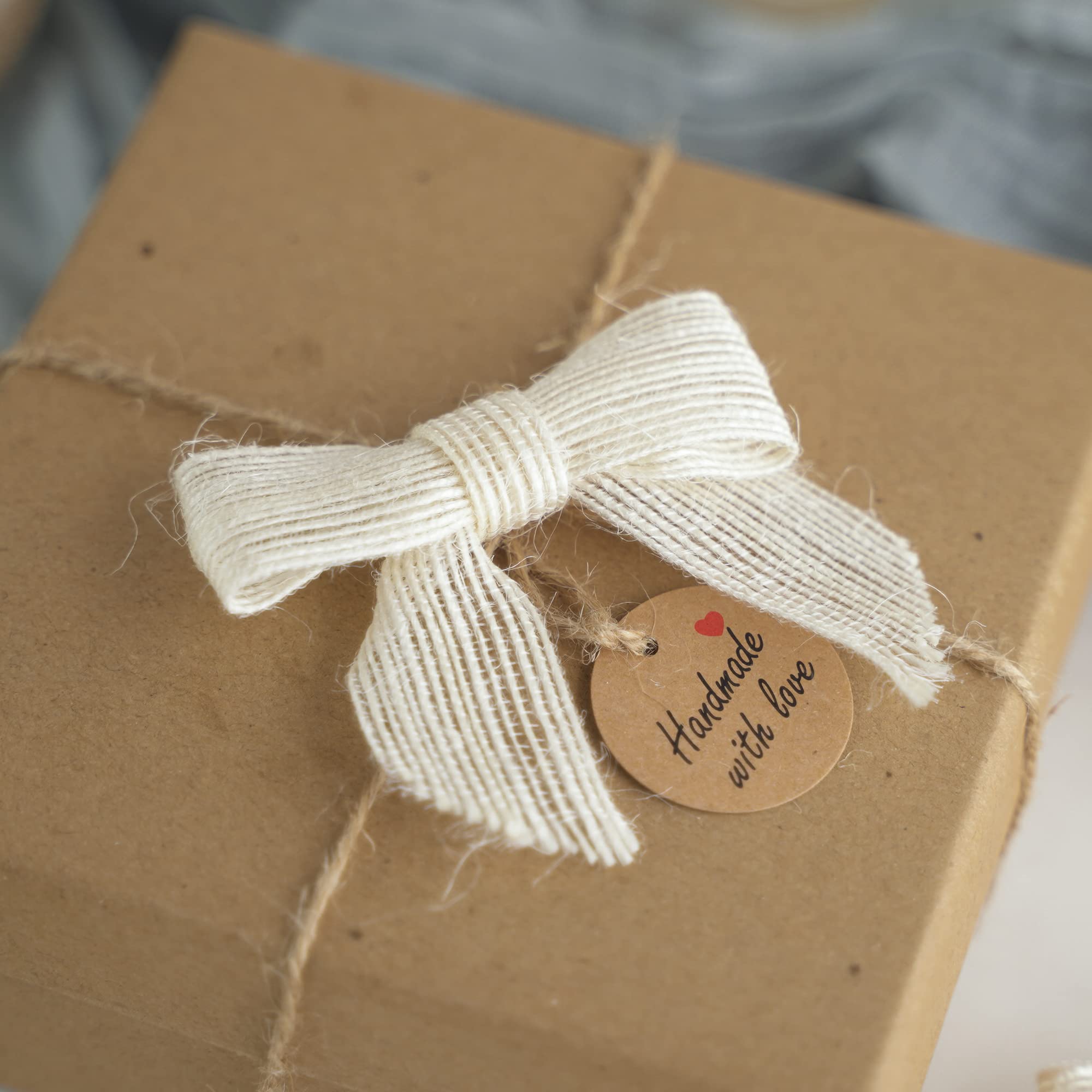 Premade 3 Inch Ivory Burlap Bows for Wedding Decor, Gift Wrapping, Treat Bags & Crafts - Rustic Jute Bows with Twist Tie for Wreaths, Cake Pops & Party Decorations (12 Count) - Perfect for Rustic Weddings, Baby Showers & DIY Projects