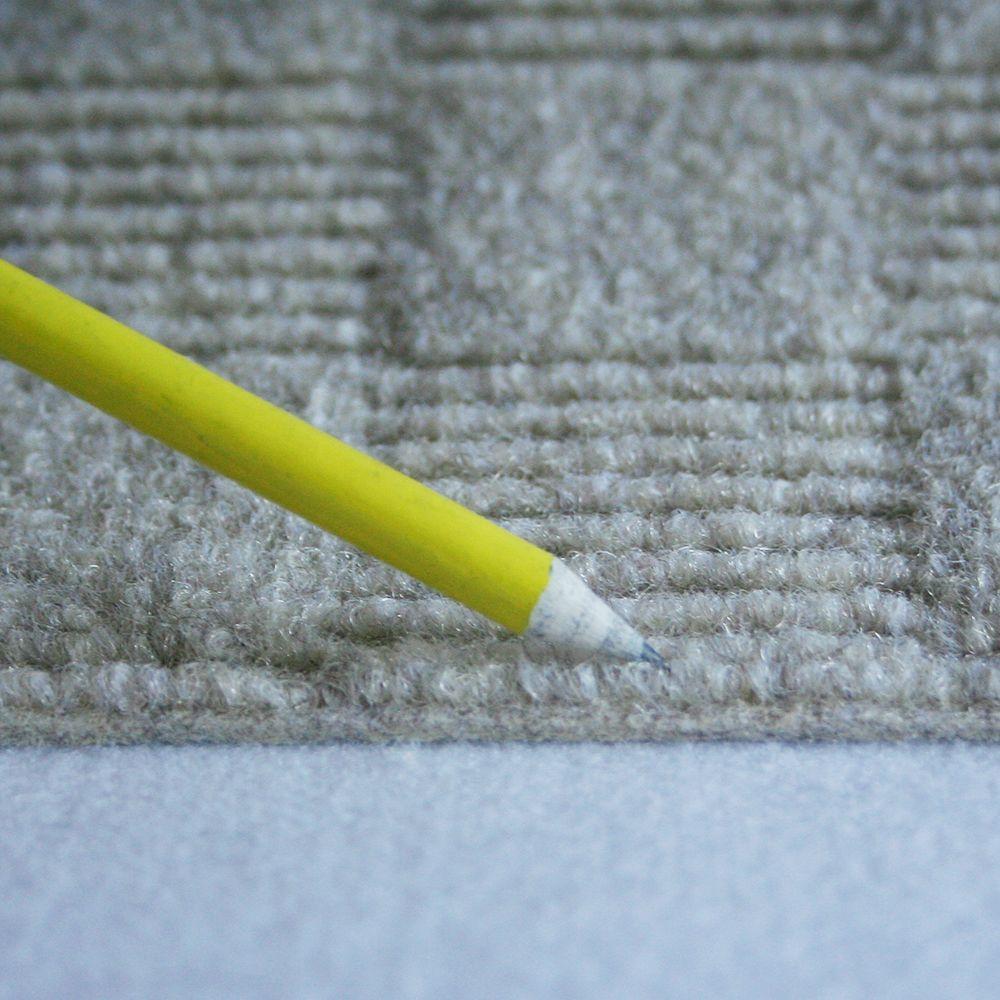 24x24 Inch Peel and Stick Carpet Tiles - Crochet Denim Style (60 Sq Ft, 15 Tiles) for Home Office, Bedroom & Basement Flooring