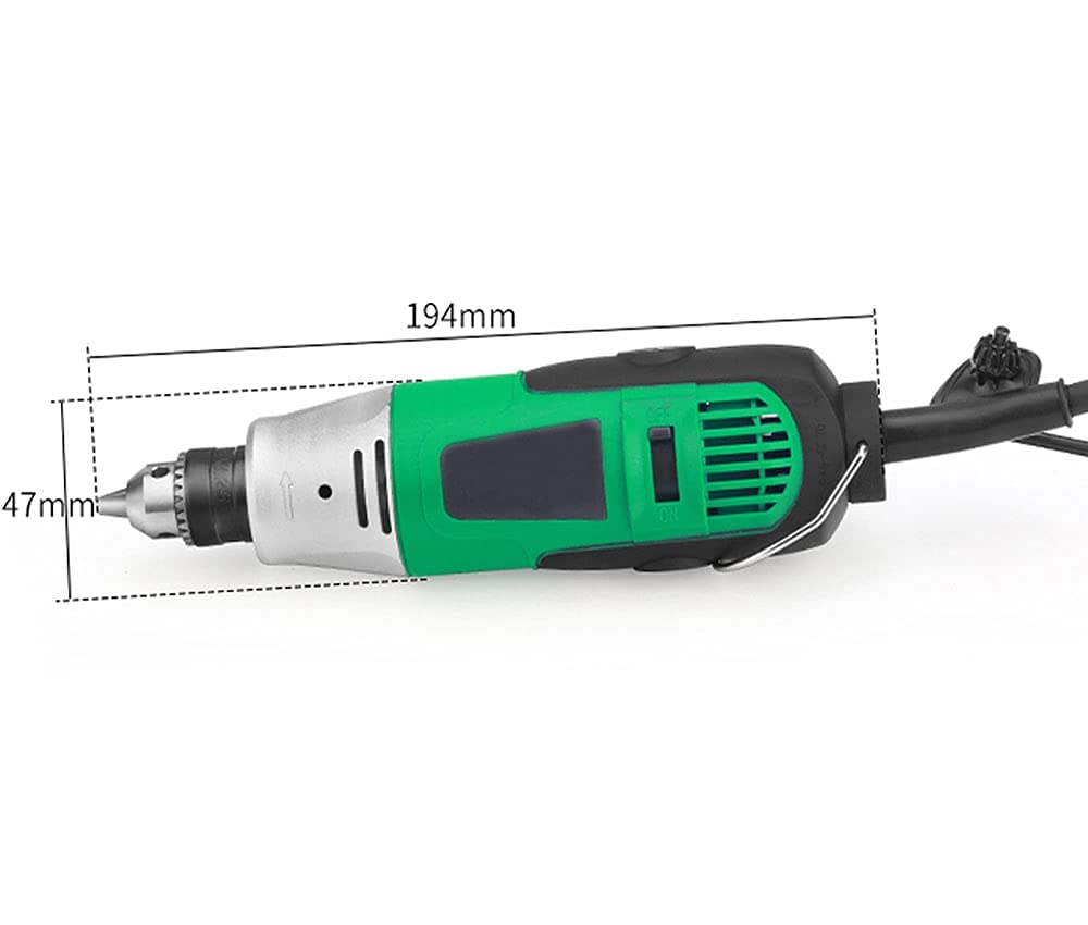 260W Electric Rotary Tool Kit - Multi-Function Grinder, Carver & Polisher with Stepless Variable Speed (31000 RPM) | Lightweight Power Die for DIY, Woodworking, Metal Engraving & Craft Projects