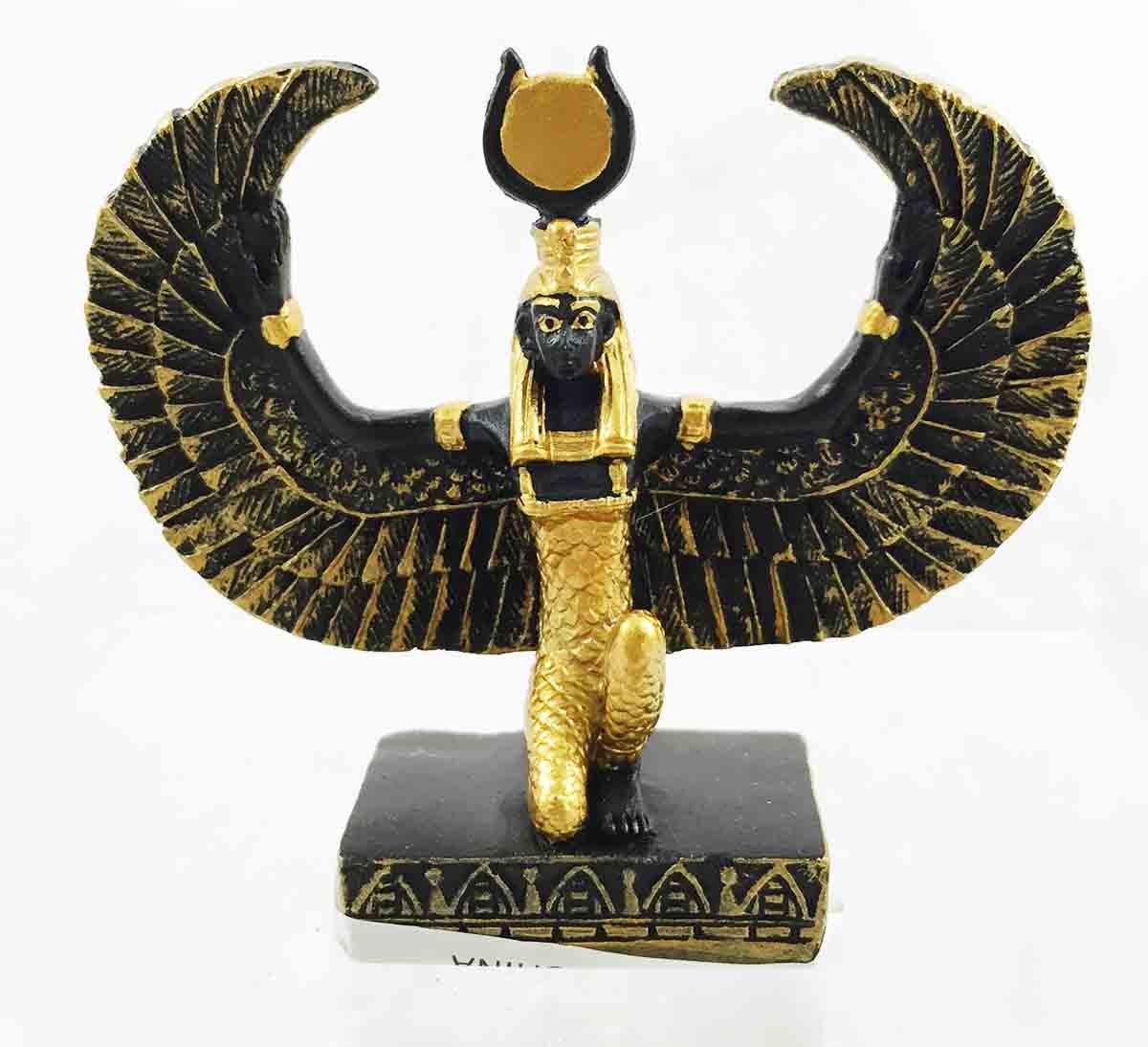 Egyptian Isis Ra Miniature Figurine - 3