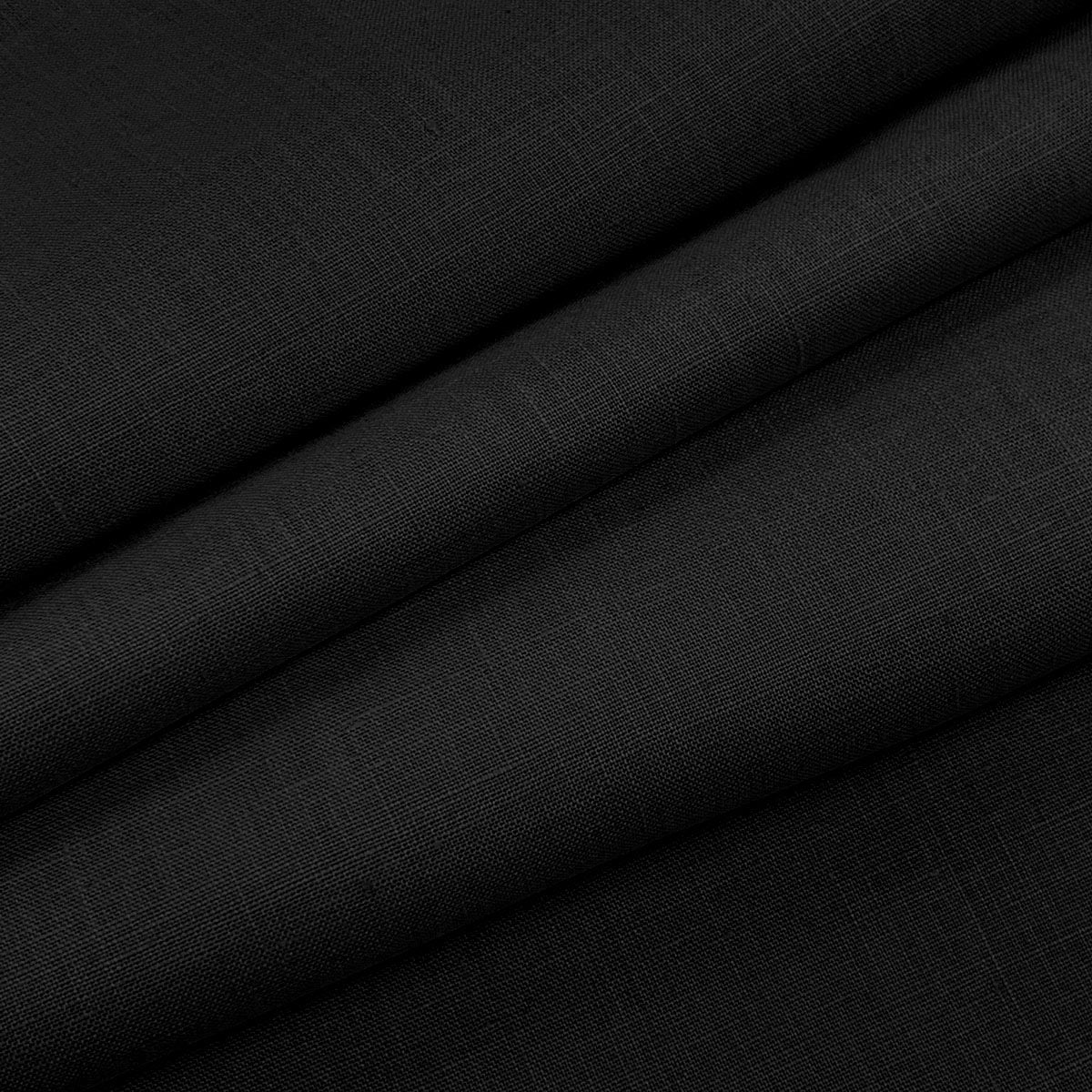 Emma Linen Black Mag Fabric - Premium Quality Black Linen Fabric for Upholstery, Drapes & Home Decor | Perfect for Sofas, Curtains & DIY Craft Projects