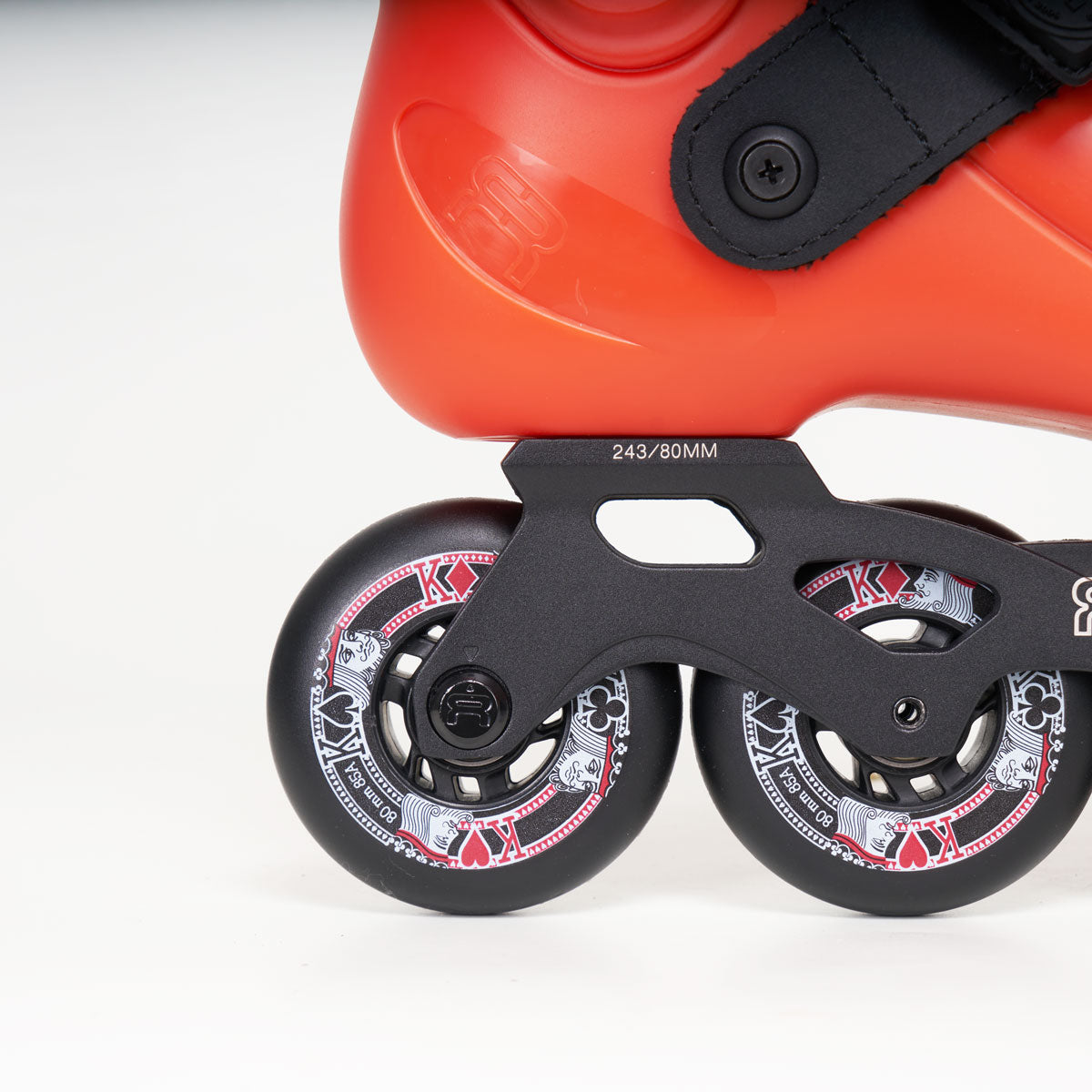FR Skates FRX 80 Inline Skates - Unisex Orange Rollerblades for Adults & Teens - Perfect for Fitness, Recreation & Urban Skating