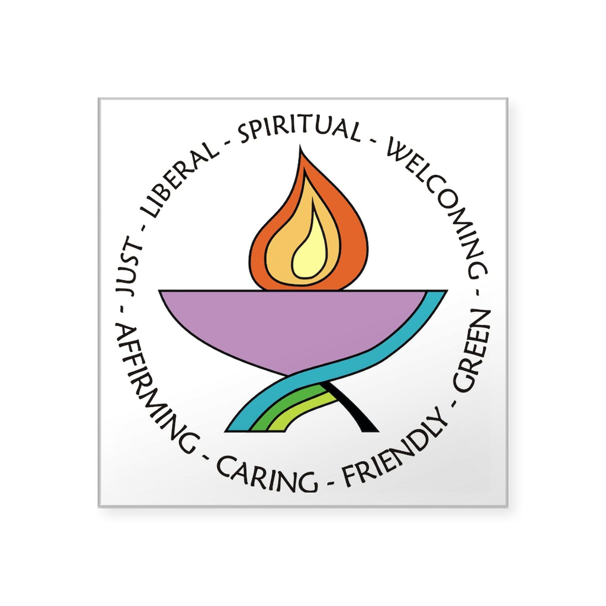 Premium 3x3 Inch Square Bumper Sticker - CafePress Chalice Design - Durable Car Decal & Laptop Sticker for Vehicles, Water Bottles, Notebooks - Perfect for Gifts, Personalization & Fan Merchandise
