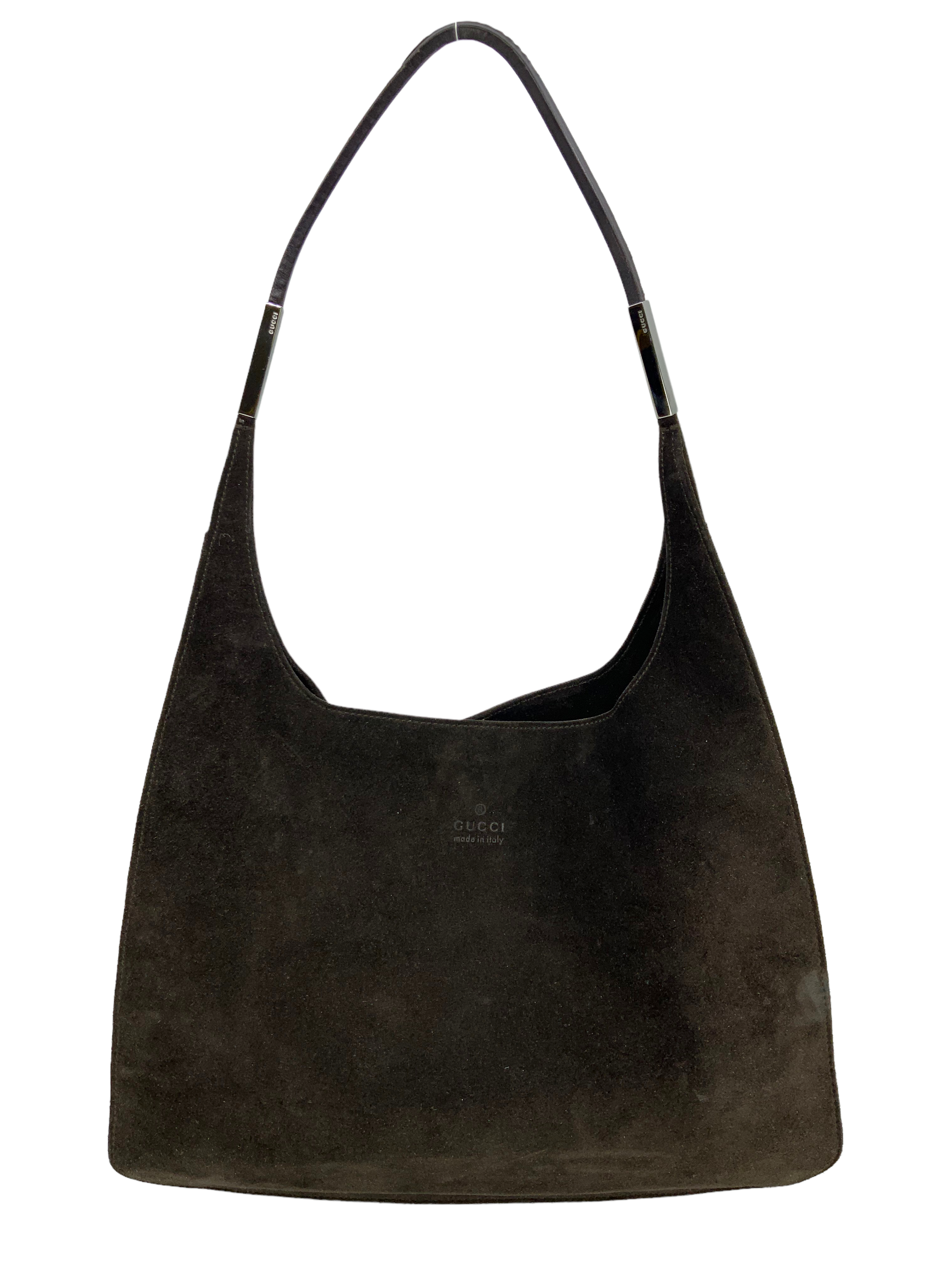 Authentic GUCCI Vintage Suede Hobo Bag for Women | Luxury Leather Shoulder Bag | Perfect for Casual Outings, Date Nights & Travel Accessories