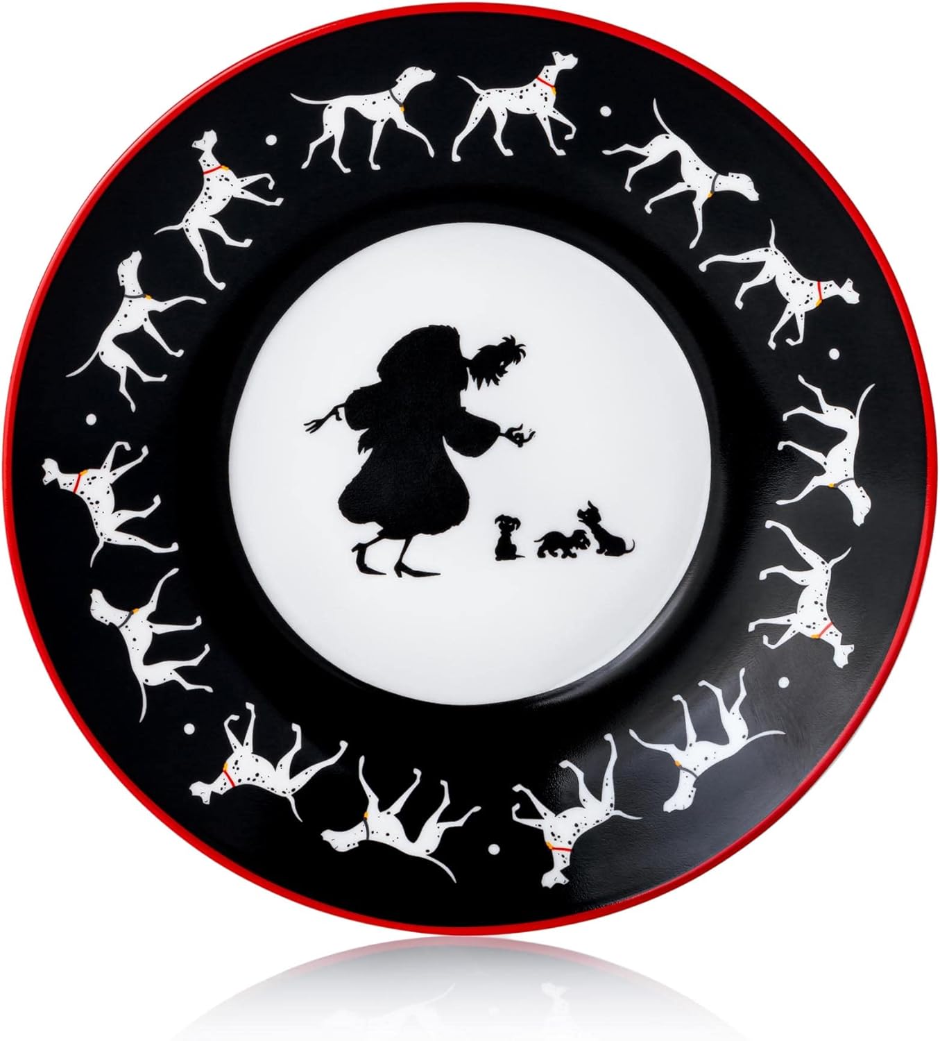 Disney 101 Dalmatians Cruella De Vil Tea Cup and Saucer Set - Fine Bone China Porcelain - 15 x 15 x 7.5 cm - Multicolor Collectible - Perfect for Afternoon Tea, Disney Collections, and Gift Giving