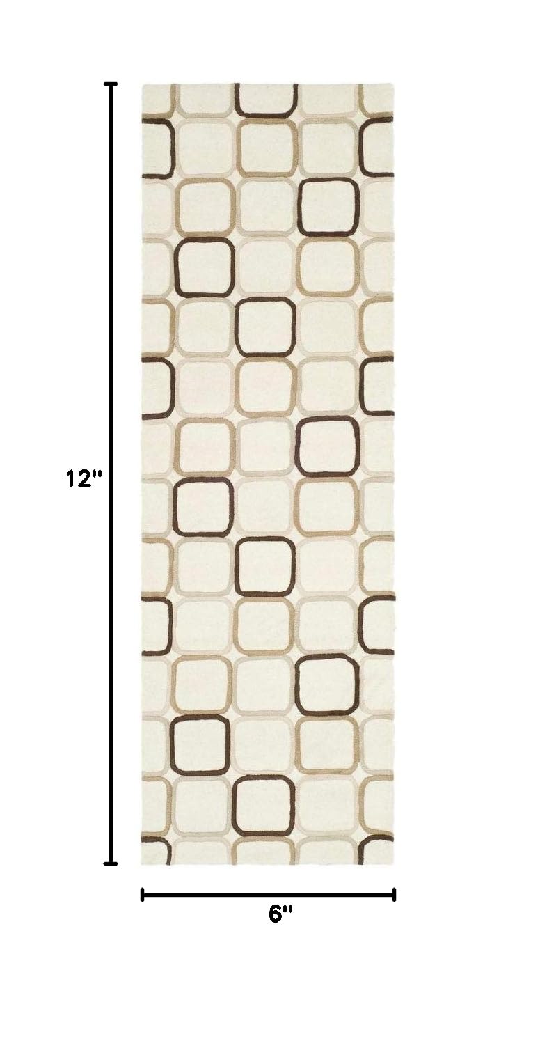 Chelsea SOH713A Ivory Area Rug - Soft Plush Living Room Carpet for Bedroom, Dining Room & Home Decor
