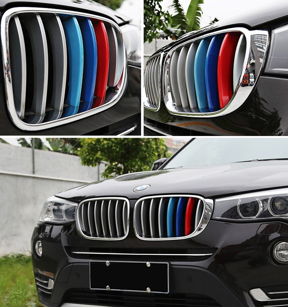 BMW F25 X3 F26 X4 Exact Fit ///M Color Grille Insert Trims - Kidney Grill Upgrade for Enhanced Style & Performance | Perfect for Car Enthusiasts & Custom Builds