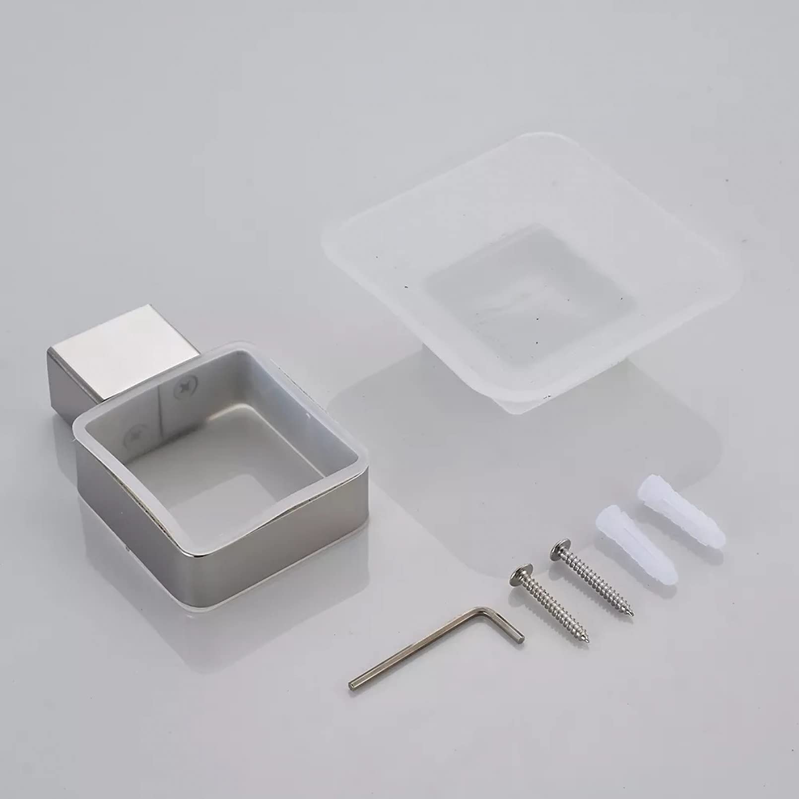 Black Wall Mounted Soap Dish - Bathroom Accessory for Shower & Sink