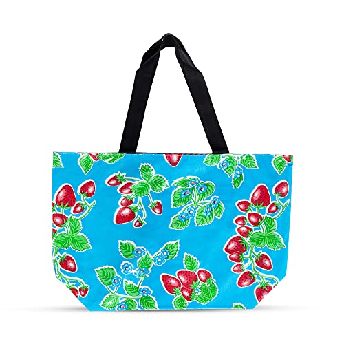 Strawberry Blue/Gingham Red