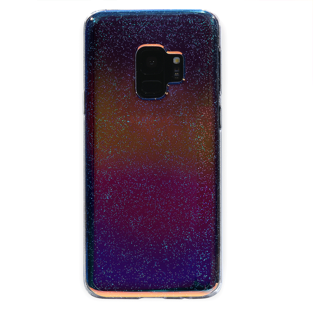 Glitter Nebula Samsung Galaxy Phone Case - Protective Cover for Galaxy S21/S20/S10 - Sparkle Glam Design for Everyday Use & Special Occasions