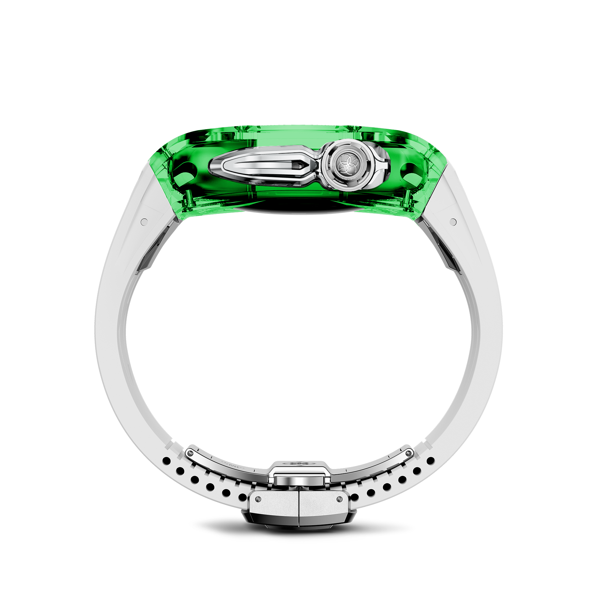 **RSTRIII46 Sapphire Green Protective Case for Apple Watch - Durable & Stylish Cover for Workouts, Outdoor Activities & Daily Use**