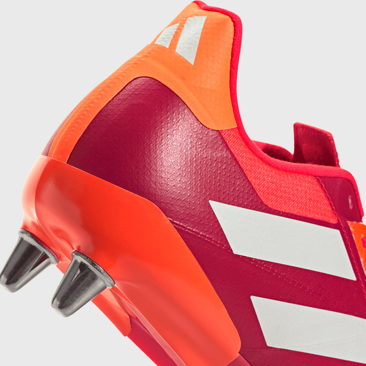 Adidas Kakari RS SG Rugby Cleats - Men's Rugby Boots for Firm Ground, Lightweight & Durable, Lucid Red - Perfect for Rugby Matches & Training Sessions