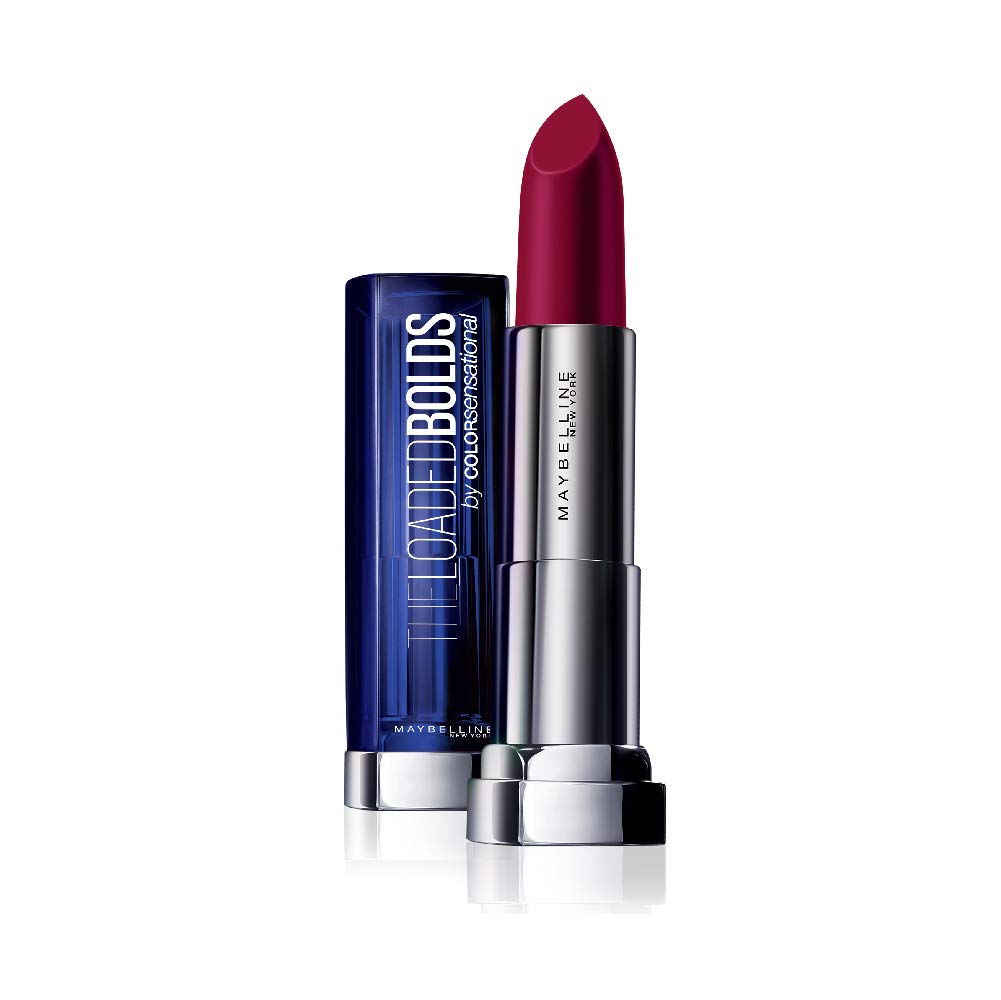 Maybelline New York Hypercurl Waterproof Mascara in Black (9.2ml) + Lasting Drama Gel Eyeliner in Black + Color Sensational Loaded Bold Lipstick in Midnight Date (3.9g) - Voluminous Lashes, Defined Eyes & Bold Lips Makeup Kit for Night Out, Party & Special Occasions