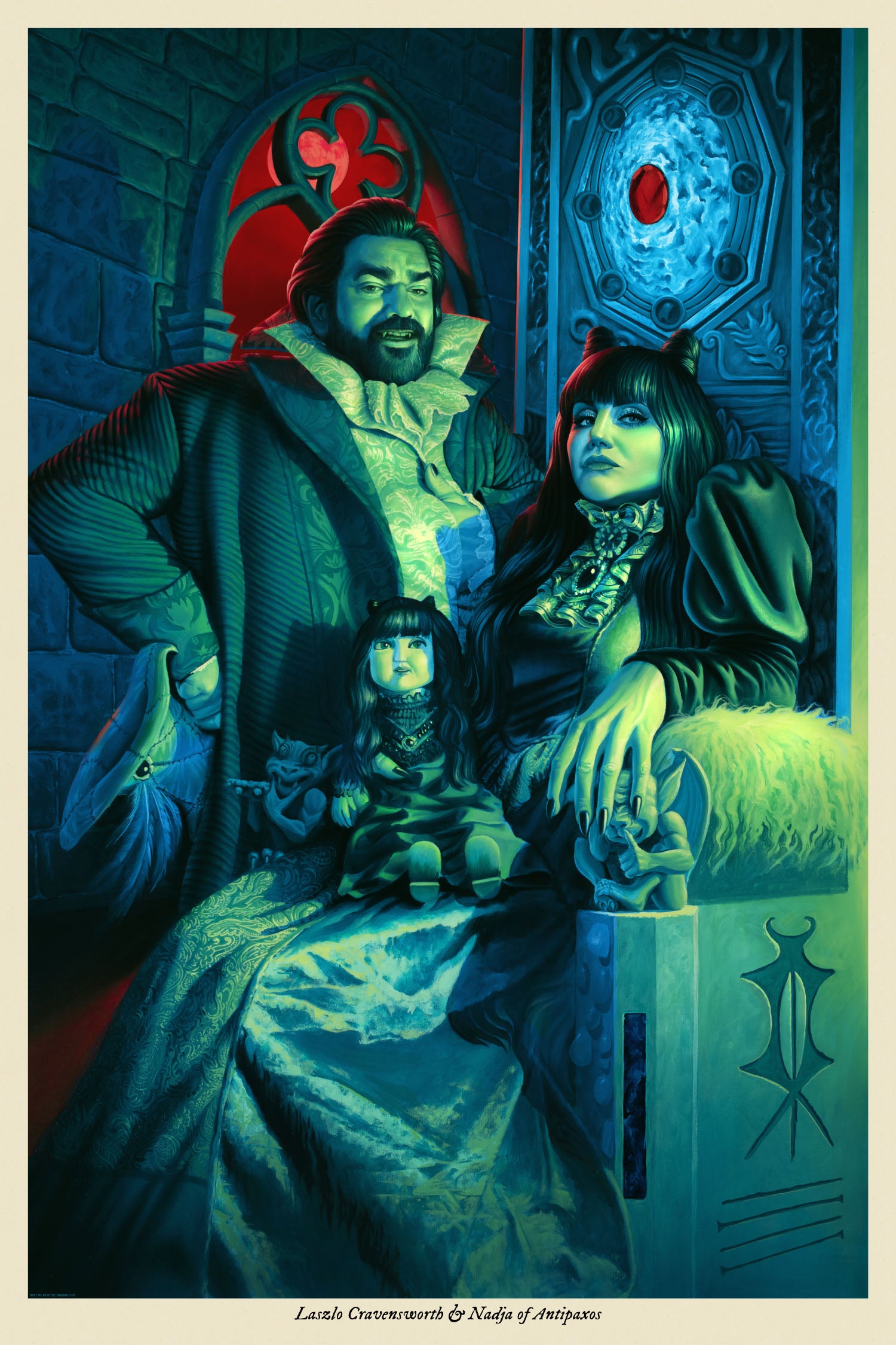 FX's What We Do in the Shadows Timed Edition Collectible Poster - Vampire Comedy TV Show Wall Art for Home, Office & Fan Decor