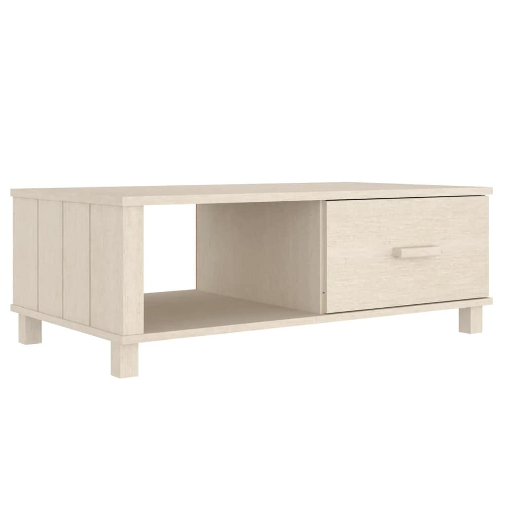 CHARMMA Solid Wood Pine Coffee Table - 39.4