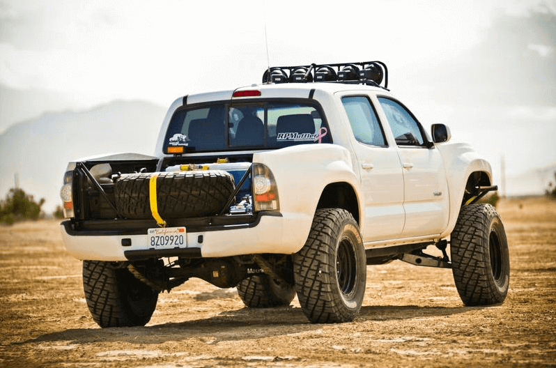 2005-2015 Toyota Tacoma Fiberwerx TT Style Bedsides with 6