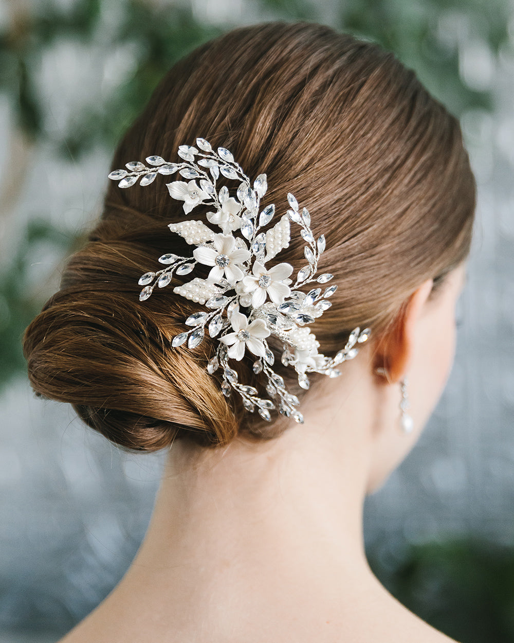 Amaya Wedding Hair Clip - Elegant Bridal Hair Accessory for Weddings, Prom & Special Occasions