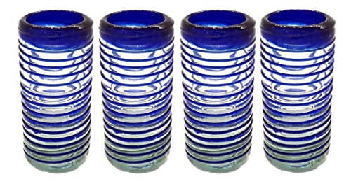 Cobalt Blue Spiral
