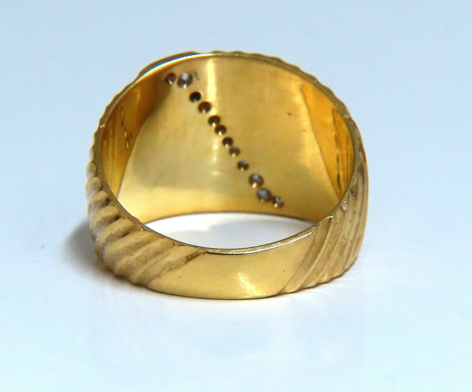 0.25 Carat Diamond Stripe Row High Shine Wedding Band Ring in 18K Gold - Perfect for Engagement, Anniversary & Special Occasion Gifts