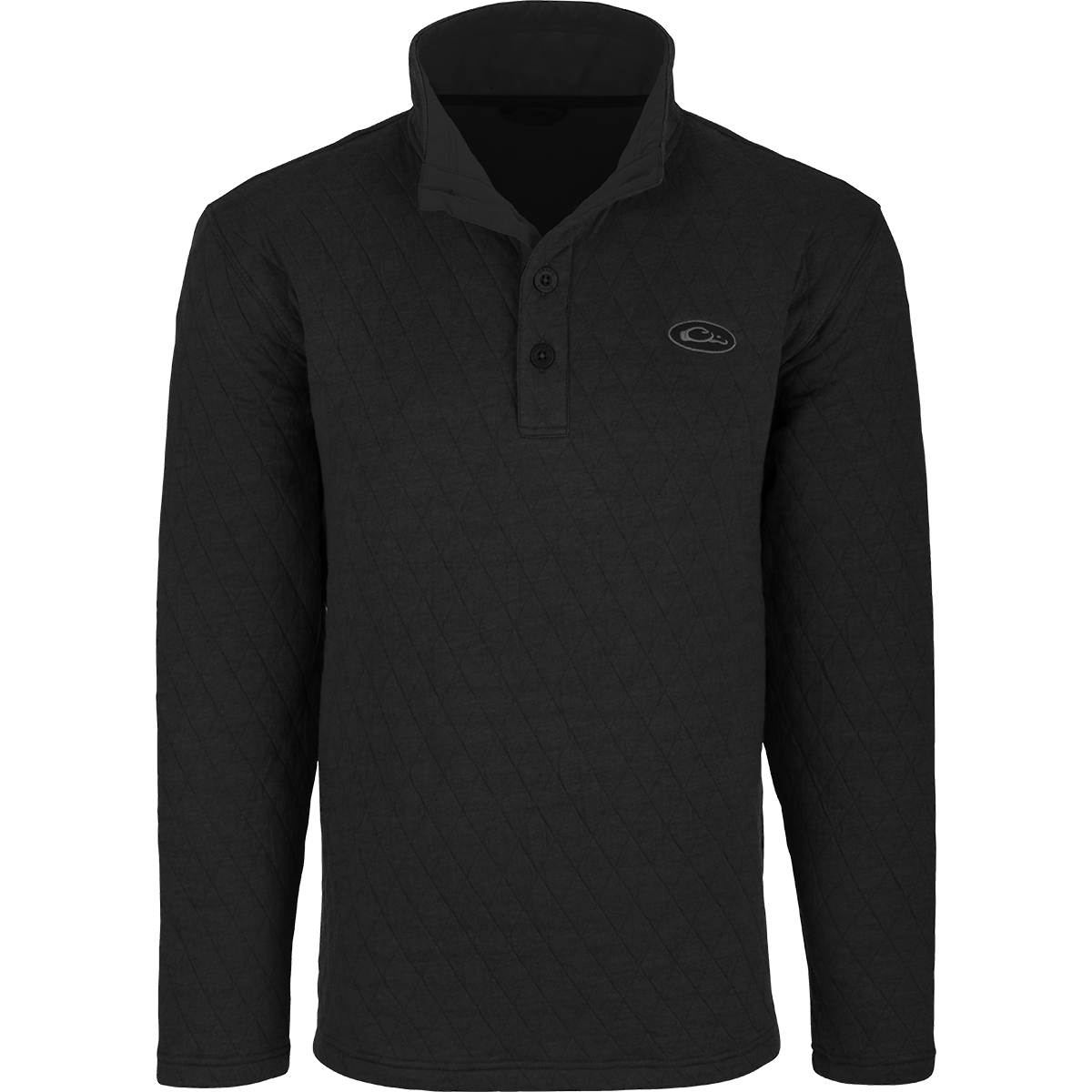Delta Quilted Sweatshirt for Women - Cozy Winter Pullover with Stylish Diamond Stitch Design | Perfect for Casual Outfits, Outdoor Activities & Layering in Cold Weather