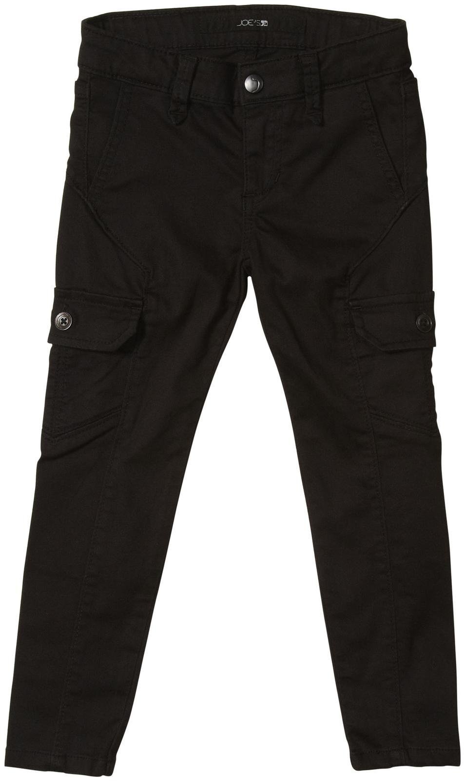 Joe's Jeans Kids Military Cargo Jeggings for Toddlers & Children | Stretch Comfort Fit | Jet Black Size 6 | Playtime, School & Casual Wear