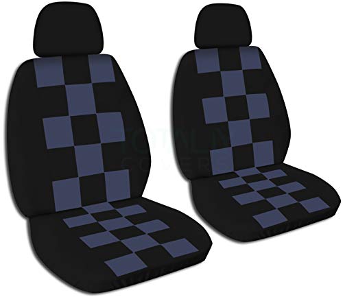 Black and Blue Gray Checkers