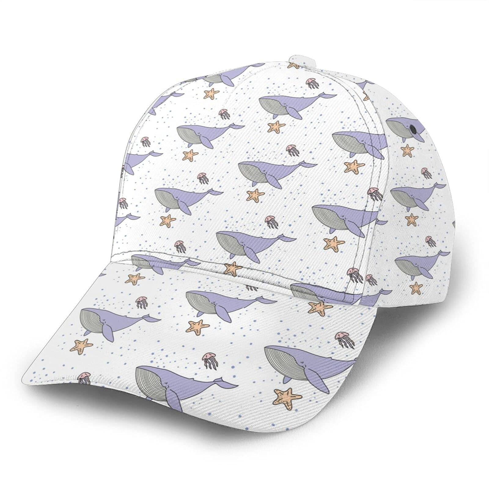 **Shark Baseball Cap for Women & Men - Adjustable Ponytail Hat for Running, Sports & Outdoor Activities - Perfect for Gym, Hiking & Casual Wear**