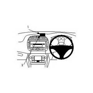 ClicOn No Holes Center Dash Mount for Fiat Bravo (2008-2014) - Secure Phone Holder for Hands-Free Driving & GPS Navigation