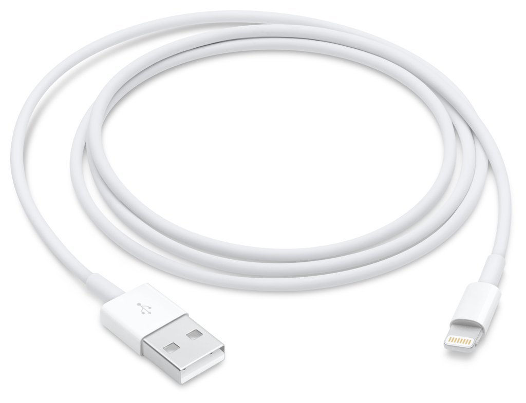 Apple Lightning to USB Cable (1 m) - Fast Charging & Sync for iPhone, iPad, iPod - Perfect for Home, Office & Travel