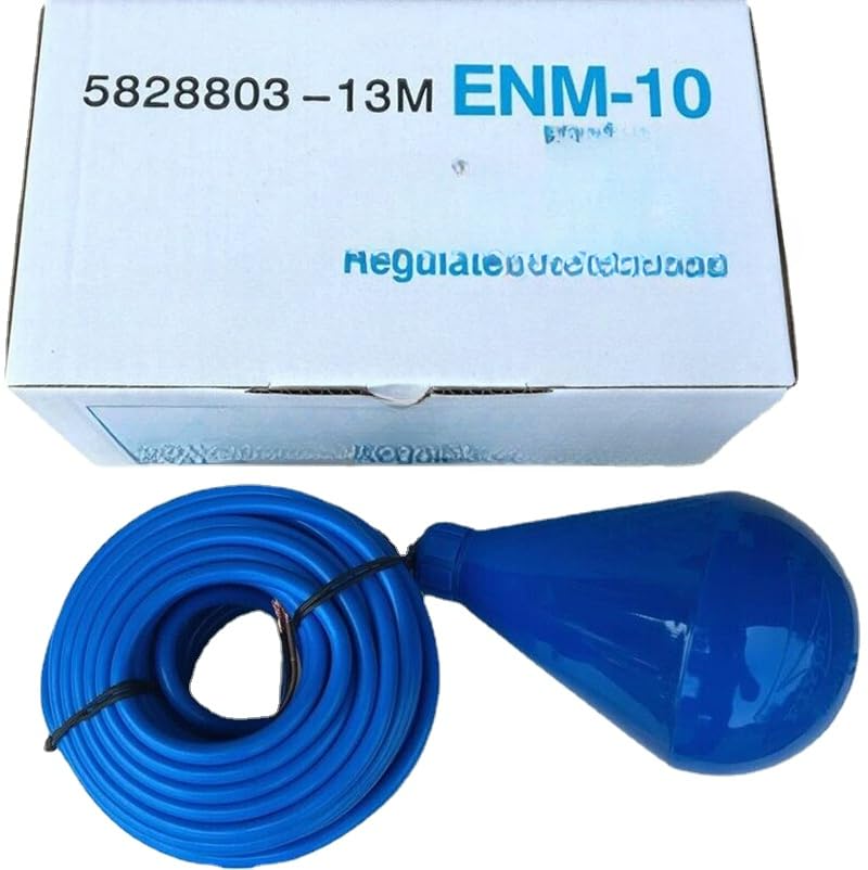 ENM-10 13M Horizontal Switch Water Level Controller - Floating Switch for Pools, Tanks, and Industrial Applications