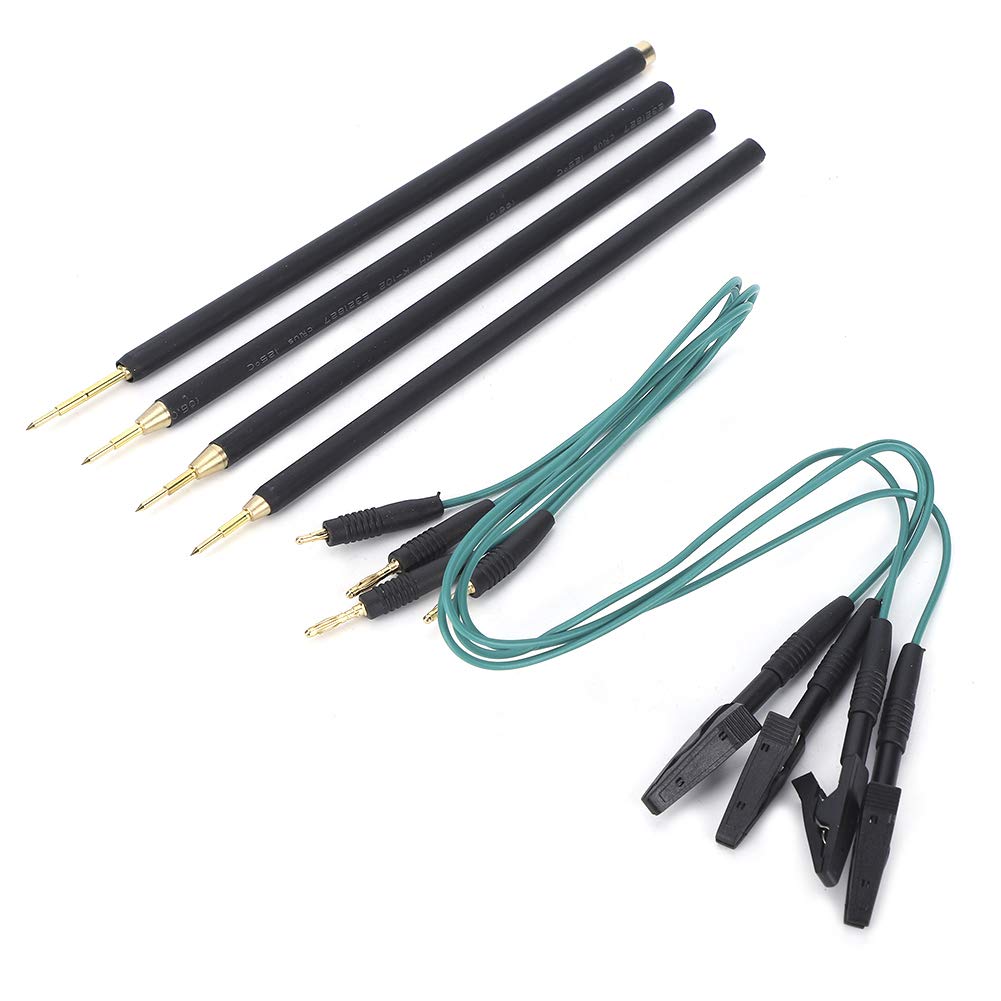 KIMISS ECU Programmer Kit - 4pcs Probe Pens with LED BDM Frame Pins & Connect Cable for KTAG/Kess ECU Board Repair | Automotive Diagnostic Tool for ECU Chip Tuning & Programming