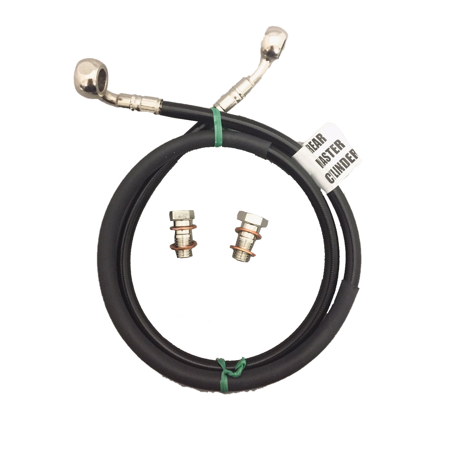 Ducati Monster 696 796 1100 Evo ABS Rear Brake Line Kit - High Performance Brake Hose for Motorcycle Safety - Perfect for Street Riding and Track Days