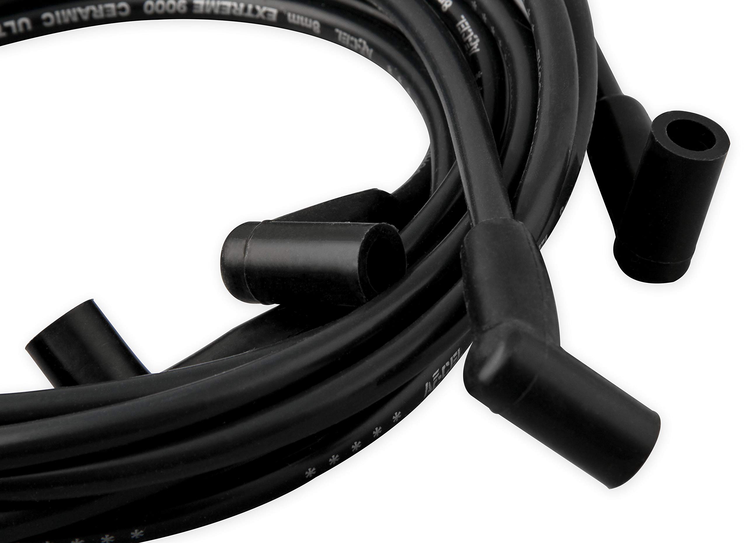 ACCEL 9018CK Extreme 9000 Spark Plug Wire Set with Ceramic Boot - High Performance Ignition Wires for Racing, Hot Rods & Classic Cars
