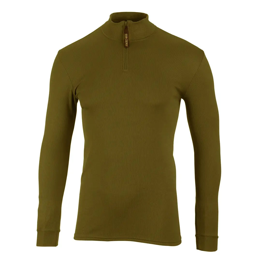 Factor 1 Zip Turtle Base Layer Top - Moisture-Wicking Thermal Underwear for Men & Women - Perfect for Cold Weather Hiking, Skiing & Outdoor Activities