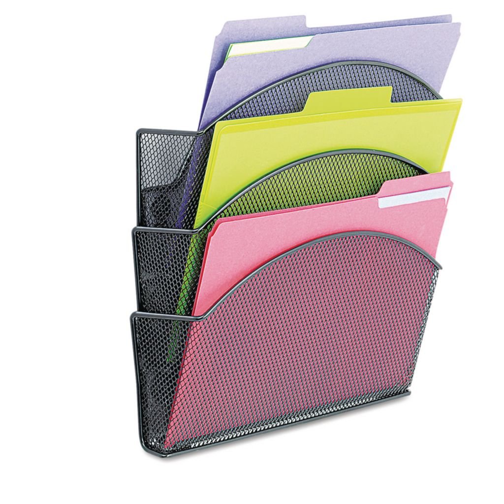 Safco Onyx Magnetic Mesh Panel Accessories - Office & Home Organization Solutions for Whiteboards, Fridge, and Workspace Decor