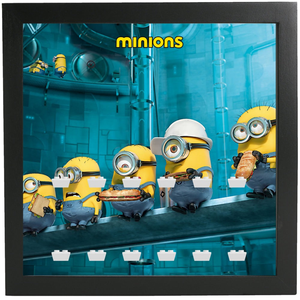 Lego® Minions Minifigure Display Frame - Perfect for Collectors & Home Decor - Showcase Your Minions Collection in Style