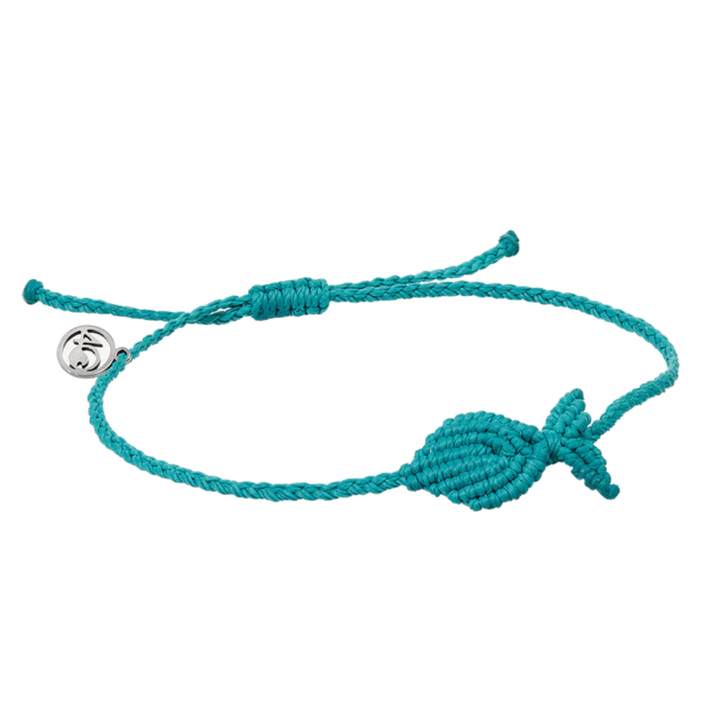 4Ocean Go Fish Anklet - Eco-Friendly Bracelet for Ocean Conservation, Adjustable Beaded Ankle Bracelet for Men & Women - Perfect for Beach, Travel & Outdoor Activities