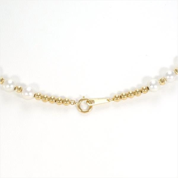 18K Yellow Gold Pearl Necklace for Women - Elegant Bridal Jewelry & Gift for Anniversary, Wedding, Birthday - Perfect for Formal Events & Special Occasions