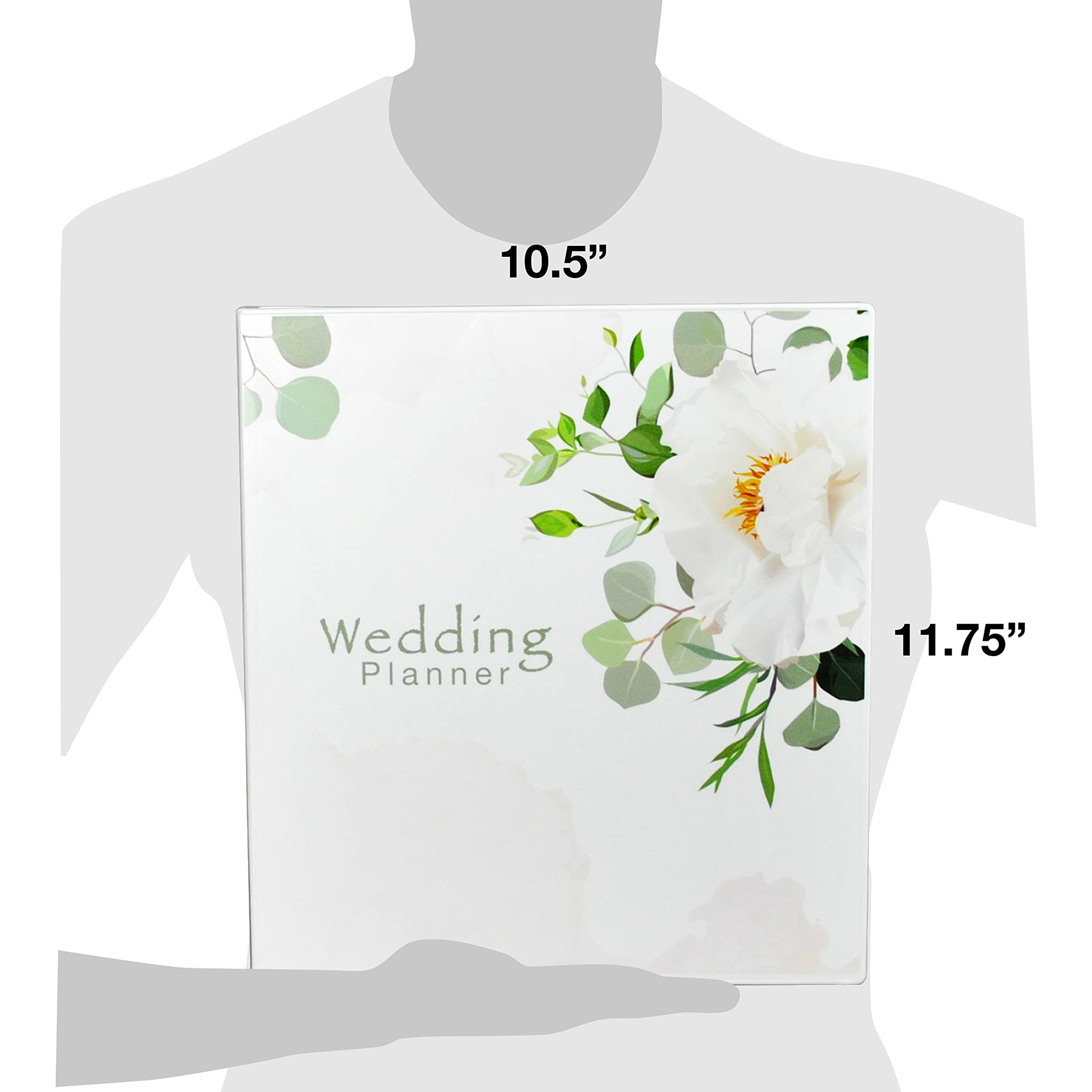 UniKeep Wedding Planning Binder Kit Organizer - Floral Design 2021 Edition (33 Pages, Standard Size) | Perfect for Brides, Wedding Planners & DIY Couples | Budget Tracking, Guest Lists & Venue Planning