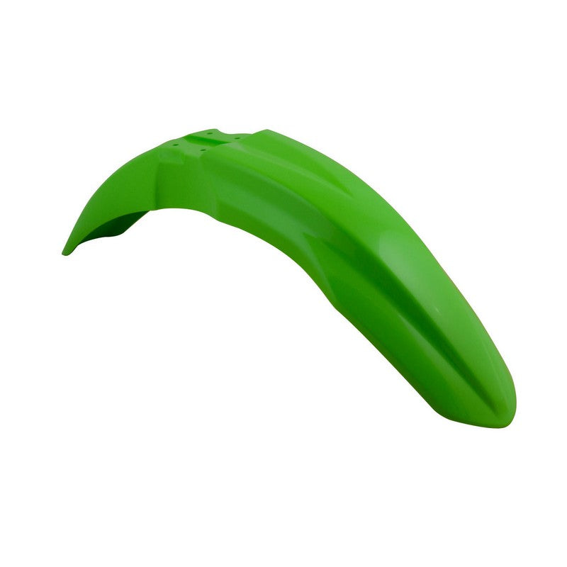 Kawasaki KX250F KX450F Front Fender Replacement (2009-2012) - Durable Green Plastic Dirt Bike Fender for Off-Road & Motocross Racing