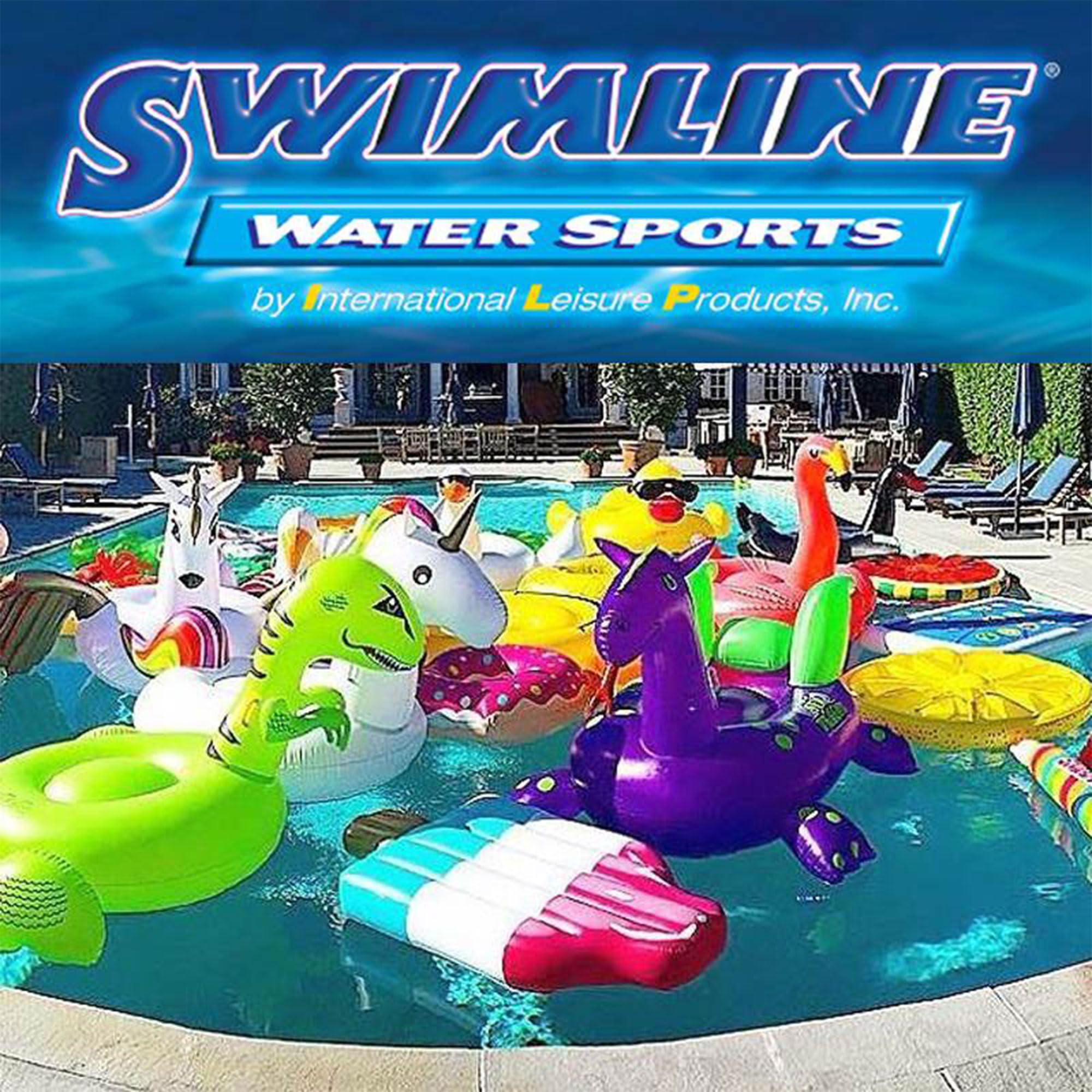 Swimline LI214820 21-Foot Solid Blue Round Above Ground Swimming Pool Overlap Liner - 20 Gauge Vinyl Liner for 48 to 52-Inch Pool Walls | Durable & Weather-Resistant for Backyard, Family Fun, Summer Parties