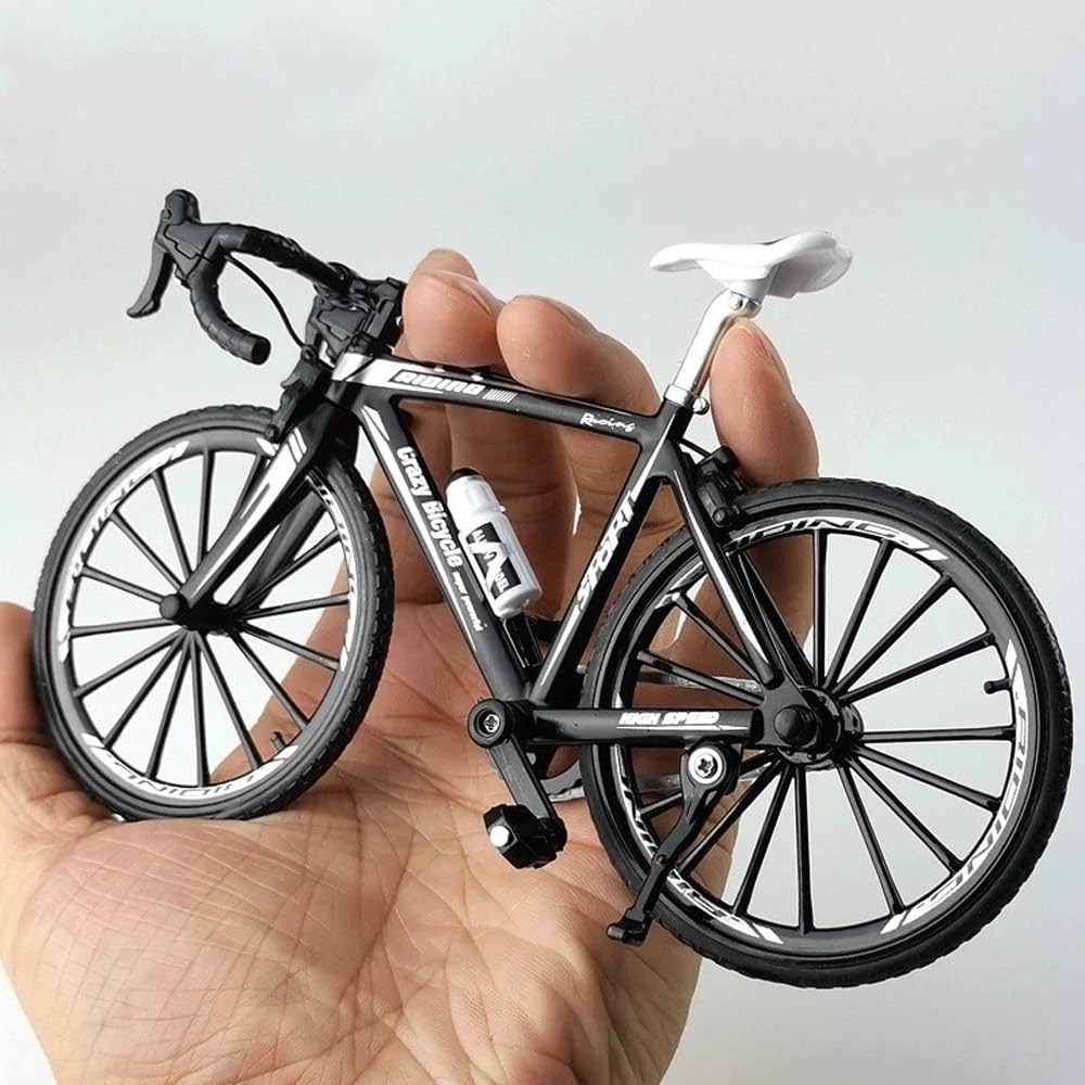 1:10 Scale Mini Mountain Bike Diecast Alloy Model - Realistic Racing Bike Simulation Toy - Perfect Birthday Gift for Boys (H02) | Kids Room Decor, Collector's Display, Racing Enthusiast Gift