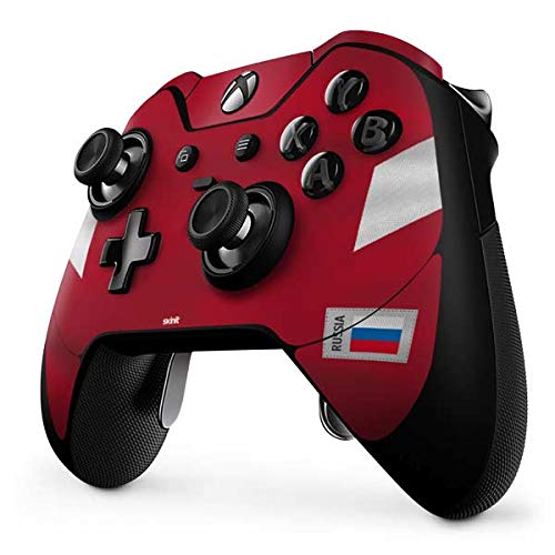 Skinit Custom Gaming Skin Decal for Xbox One Elite Controller - Russia Soccer Flag Design | Durable Vinyl Wrap for Enhanced Grip & Protection | Perfect for Gamers & Sports Fans