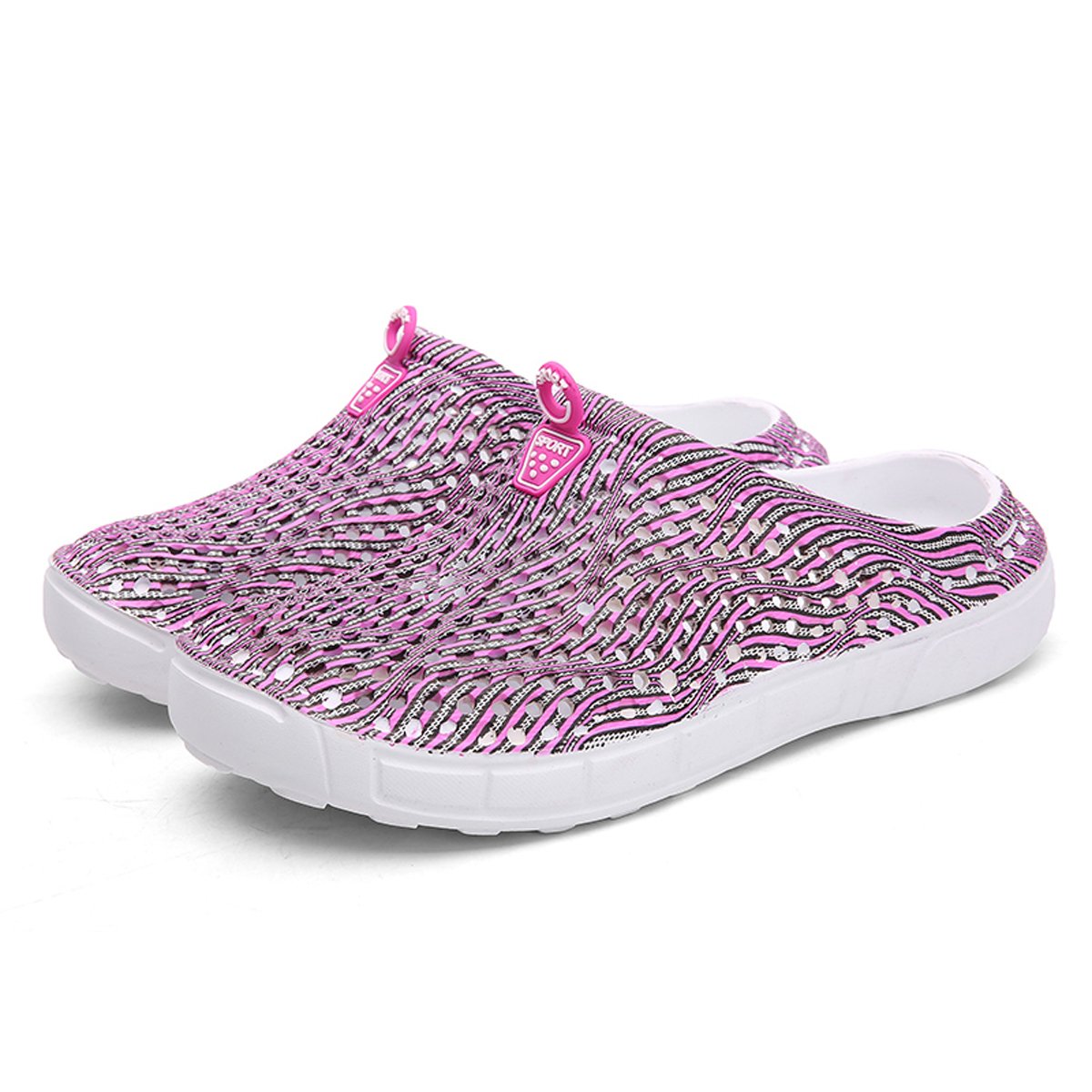 **LIBINXIF Women's & Men's Breathable Garden Clogs - Non-Slip Water Shoes for Beach, Pool, Bathing & Walking - Comfortable Outdoor & Indoor Slippers**