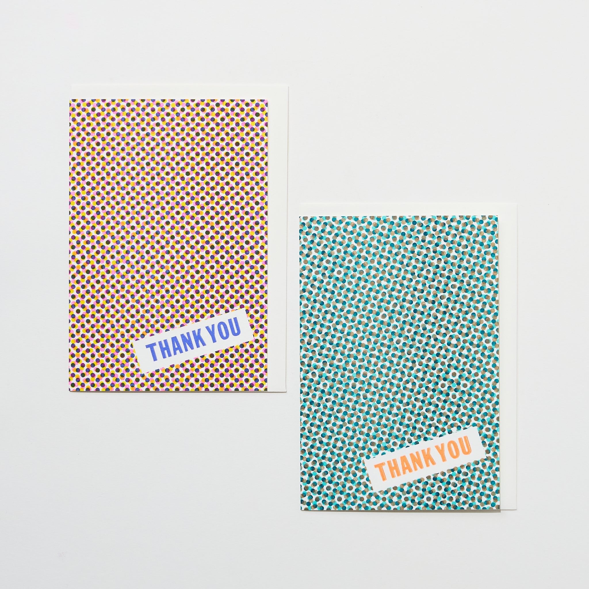 Elegant DOT Thank You Cards - Handmade Letterpress Greeting Cards for Weddings, Birthdays & Appreciation Gifts | Premium Quality Stationery for Special Occasions